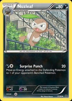 Next Destinies Nuzleaf #71 card