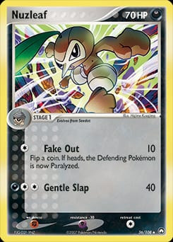 Power Keepers Nuzleaf #36 card
