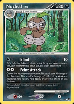 Rising Rivals Nuzleaf #75 card