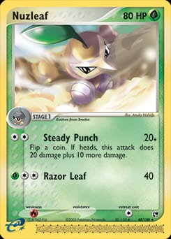 Sandstorm Nuzleaf #48 card