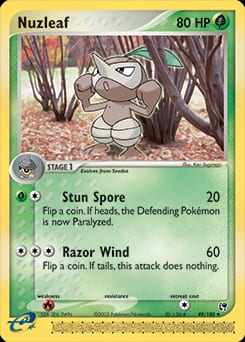 Sandstorm Nuzleaf #49 card