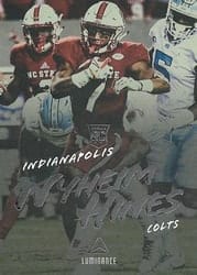 2018 Panini Luminance Base Set Nyheim Hines #176 card