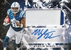 2018 Panini Origins Base Set Nyheim Hines #120 card