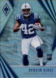 2018 Panini Phoenix Base Set Nyheim Hines #129 card