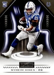 2018 Panini Playbook Base Set Nyheim Hines #151 card