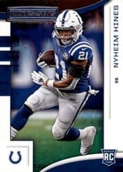 2018 Panini Rookies & Stars Base Set Nyheim Hines #129 card