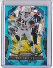 2019 Panini Prizm Nyheim Hines #147 card