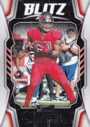 2020 Panini Playbook Blitz O.J. Howard #BLITZ-22 card