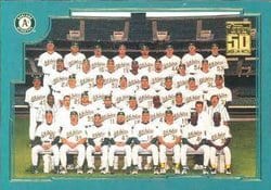 2001 Topps Base Set Oakland Athletics #772 card