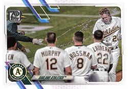 2021 Topps Base Set Oakland Athletics #392 card