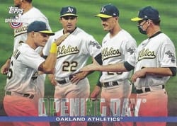 2022 Topps Opening Day Opening Day Oakland Athletics #OD-12 card