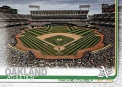 2019 Topps Base Set Oakland Coliseum #126 card