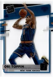 2020-21 Clearly Donruss Base Set Obi Toppin #80 card