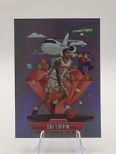 2020 Panini Prizm Draft Picks Downtown Obi Toppin #D-18 card