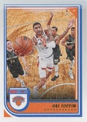 2022-23 Hoops Winter Base Set Obi Toppin #21 card