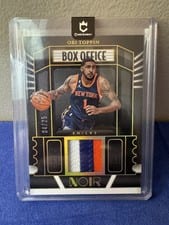 2022-23 Panini Noir Box Office Memorabilia Obi Toppin #BOM-OPI card