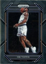 2022-23 Panini Prizm Base Set Obi Toppin #9 card