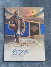 2022-23 Panini Select In Flight Signatures Obi Toppin #IFS-OBI card