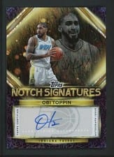 2025-26 Topps Topps Notch Signatures Obi Toppin #TNS-OT card