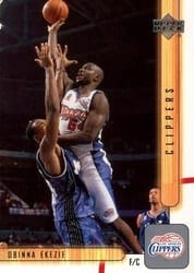 2001-02 Upper Deck Base Set Obinna Ekezie #295 card