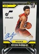 2022-23 Donruss Next Day Autographs Ochai Agbaji #ND-OAC card