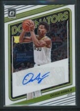 2022-23 Donruss Optic Rookie Dominators Signatures Ochai Agbaji #RDS-OAG card