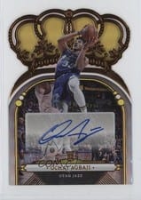 2022-23 Panini Crown Royale Rookie Crown Autographs Ochai Agbaji #RCA-OAB card