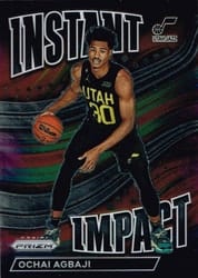 2022-23 Panini Prizm Instant Impact Ochai Agbaji #22 card
