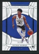 2022 Panini National Treasures Collegiate Ochai Agbaji #6 card