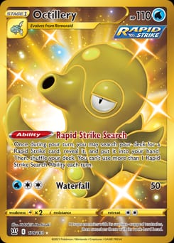 Battle Styles Octillery #178 card