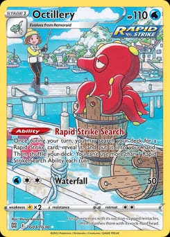 2022 Brilliant Stars Trainer Gallery Octillery #TG03 card