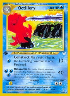 Neo Revelation Octillery #34 card