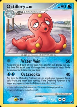 Platinum Octillery #58 card