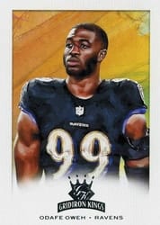 2021 Panini Chronicles Gridiron Kings Odafe Oweh #GK-40 card