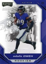 2021 Panini Chronicles Playoff Momentum Rookies Odafe Oweh #PMR-37 card