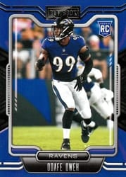 2021 Panini Playbook Base Set Odafe Oweh #154 card