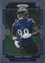2021 Panini Prizm Base Set Odafe Oweh #380 card