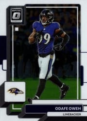 2022 Donruss Optic Base Set Odafe Oweh #19 card