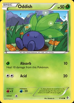 Boundaries Crossed Oddish #1 card