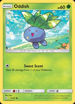 Cosmic Eclipse Oddish #2 card