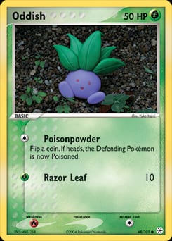 2004 Hidden Legends Oddish #68 card