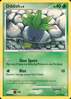 Legends Awakened Oddish #111 card
