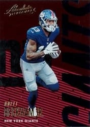 2018 Panini Absolute Base Set Odell Beckham Jr #73 card
