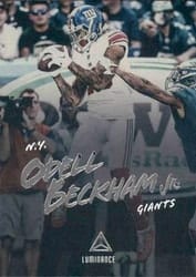 2018 Panini Luminance Base Set Odell Beckham Jr #49 card