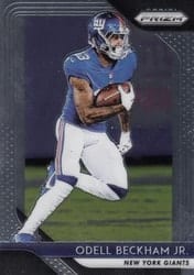 2018 Panini Prizm Base Set Odell Beckham Jr. #58 card
