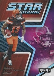 2019 Panini Playoff Star Gazing Odell Beckham Jr #13 card