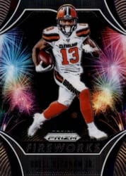 2019 Panini Prizm Fireworks Odell Beckham Jr. #8 card