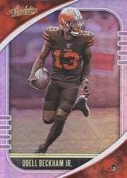 2020 Panini Absolute Base Set Odell Beckham Jr. #29 card