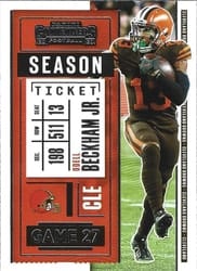 2020 Panini Contenders Base Set Odell Beckham Jr #79 card