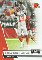 2020 Panini Playoff Base Set Odell Beckham Jr #39 card